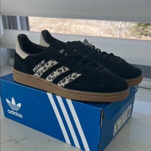 NWTAdidas Spezial Black and Leopard Sneakers
